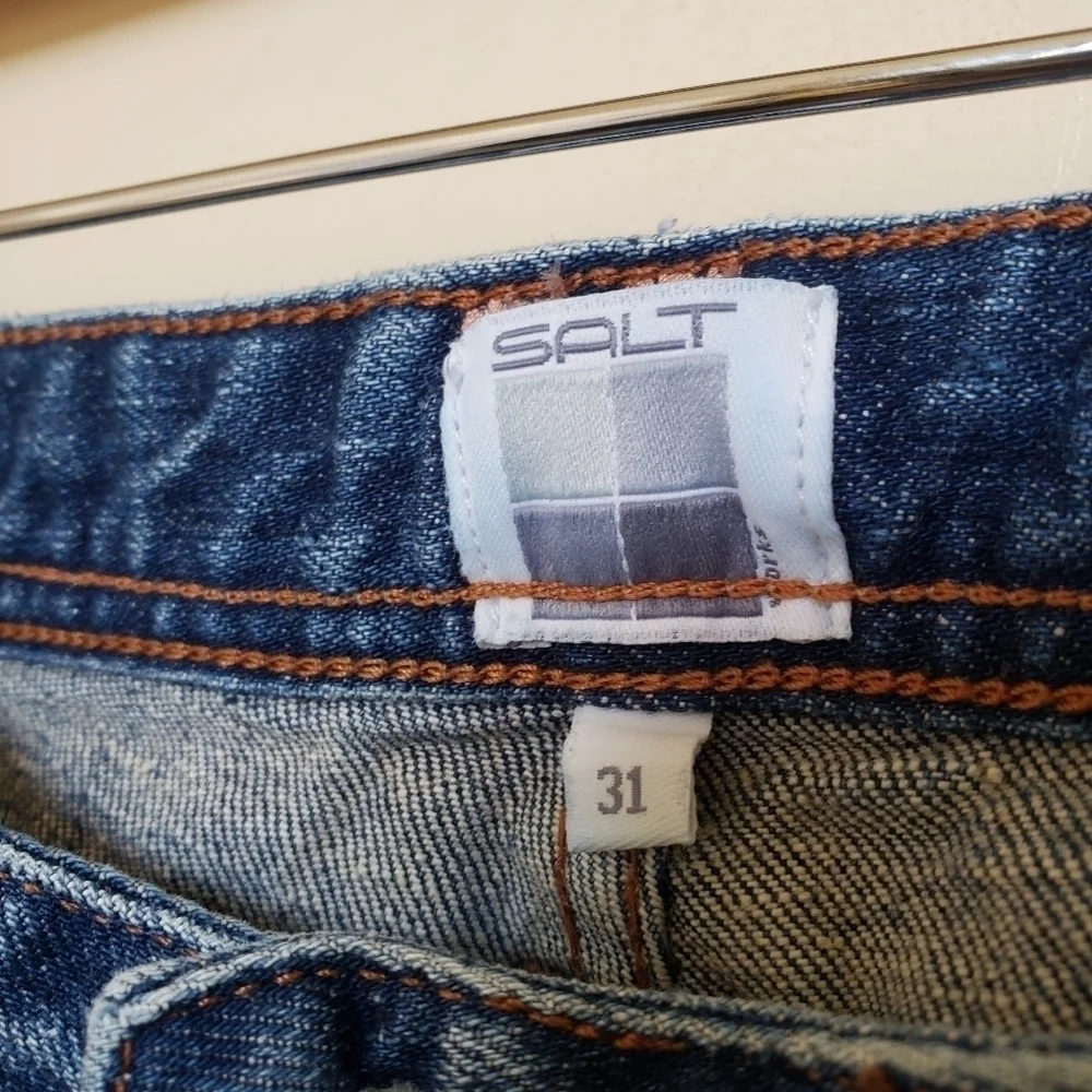 SALT St. Marks Straight Blue Jeans 7JY9P